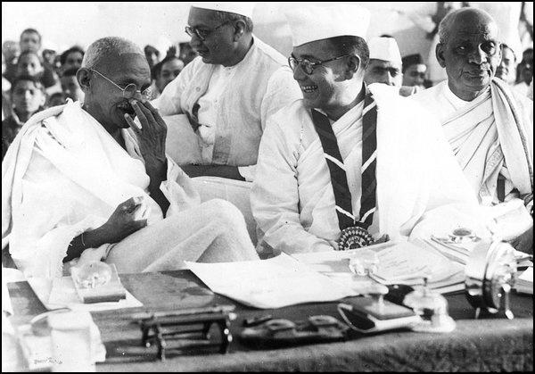 Gandhiji, Bose and Patel ... Nehru was not even in scene then.